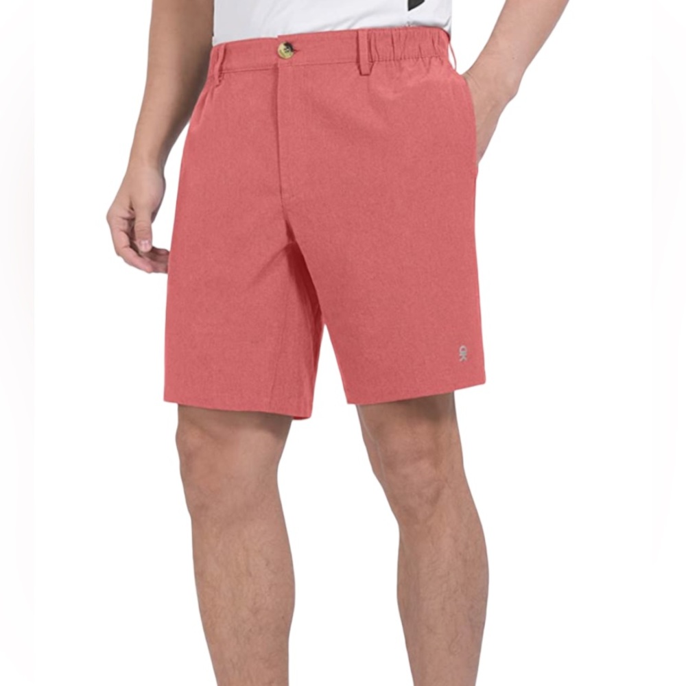 Little Donkey Andy Bermuda 9”Lightweight  Stretch Shorts Golf Hiking Travel M